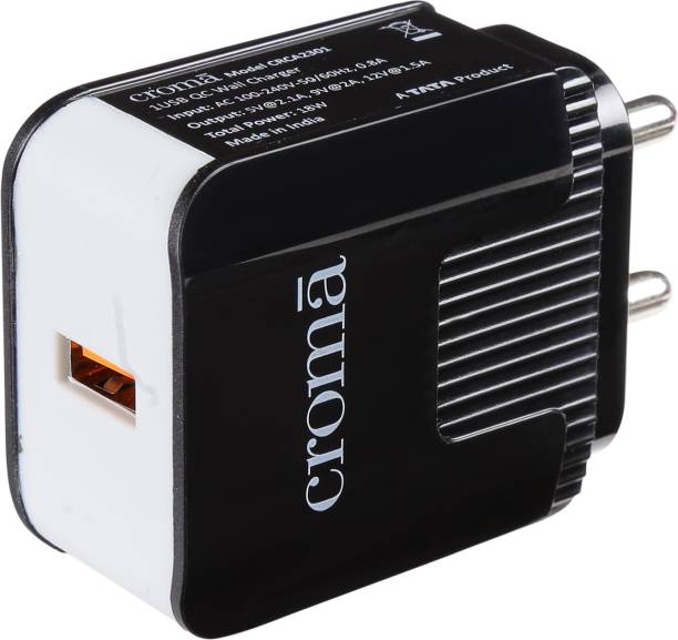 Croma CRCA2301 2.4 A Mobile Charger with Detachable Cable