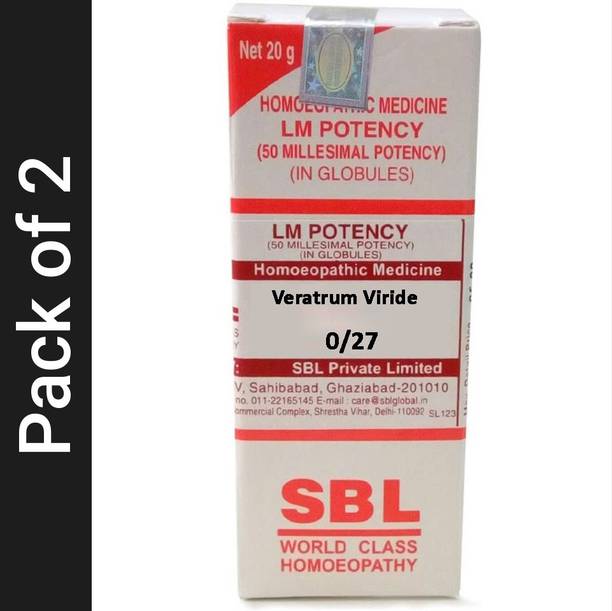 SBL Veratrum Viride 0/27 LM Globules