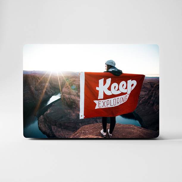 NoWorries Motivational Laptop sticker, HD-image & Print laptop skin, VINYL PVC VINYL Reusable Laptop Skin Compatible for 14 inch