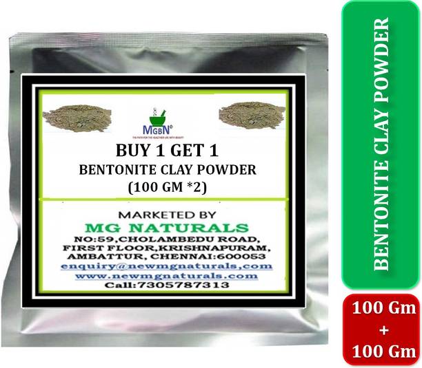 MGBN (BUY 1 GET 1) BENTONITE CLAY POWDER (100 GM *2)
