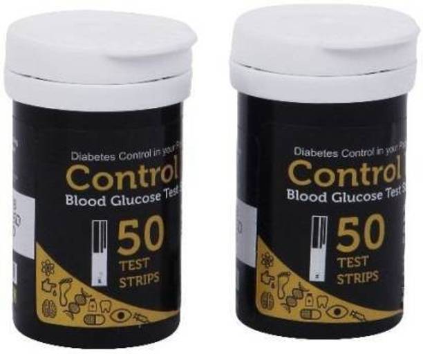 Control D 100 Sugar Strips 100 Glucometer Strips