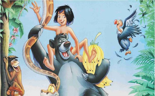 Mowgli The Jungle Book Wall Poster For Room With Gloss Lamination M15 Paper Print