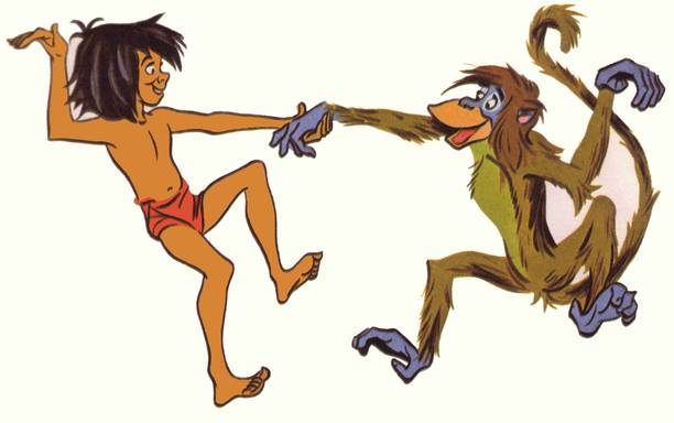Mowgli The Jungle Book Wall Poster For Room With Gloss Lamination M20 Paper Print