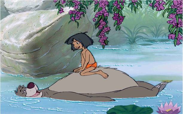 Mowgli The Jungle Book Wall Poster For Room With Gloss Lamination M18 Paper Print
