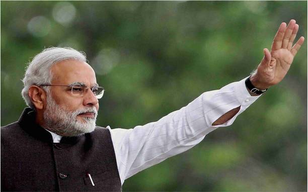Narendra Modi Wall Poster For Room With Gloss Lamination M4 Paper Print