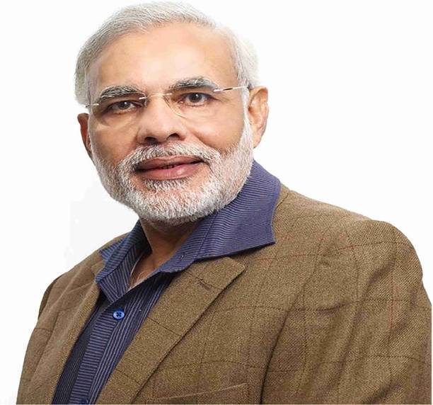 Narendra Modi Wall Poster For Room With Gloss Lamination M7 Paper Print