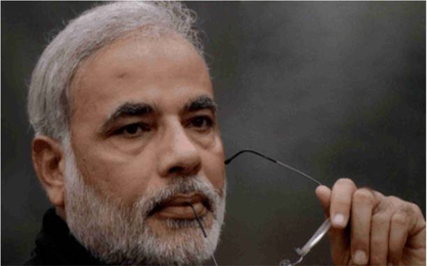 Narendra Modi Wall Poster For Room With Gloss Lamination M16 Paper Print