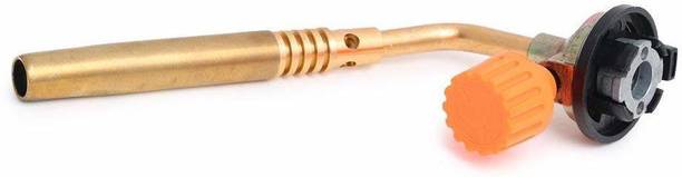 AVEU High Power Butane / LPG Gas Brazing Torch Butane Heat Gun / Torch. Handy Tool for Copper Pipe Welding + Copper Brazing Rod (Set of-2 Item) Flambe Torch