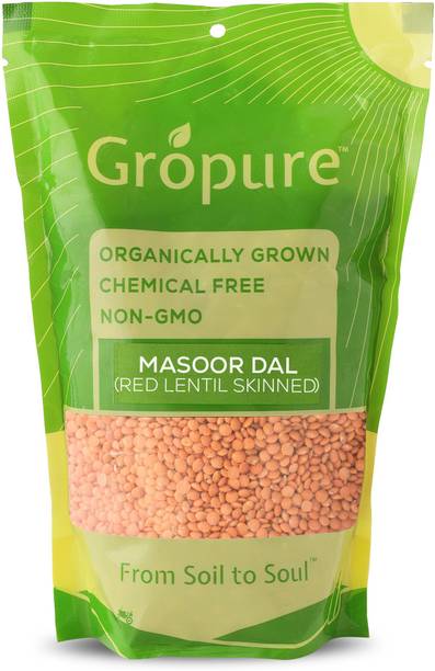 Gropure Organic Red Masoor Dal