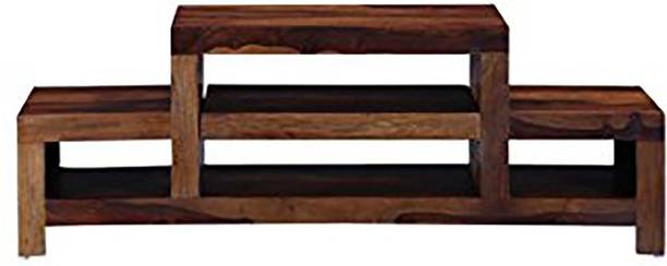 Made Wood Solid Wood TV Entertainment Unit