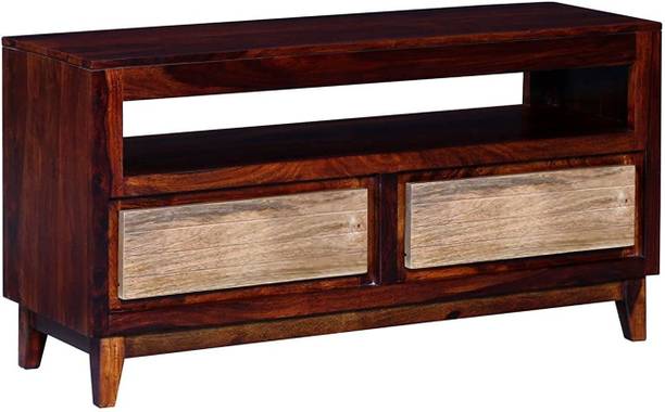 Made Wood Solid Wood TV Entertainment Unit