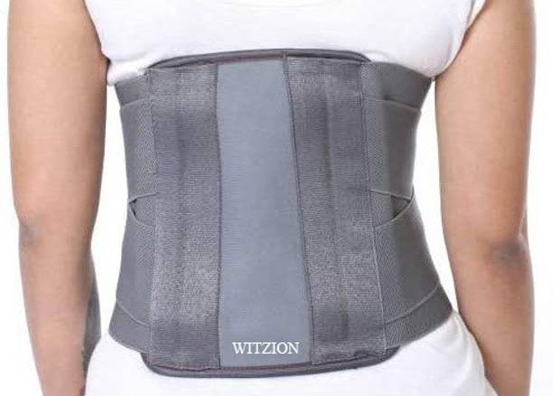 Witzion Contoured Lumbo Sacral Belt for Back Pain Relief & Support Dual Adjustable Straps Back / Lumbar Support