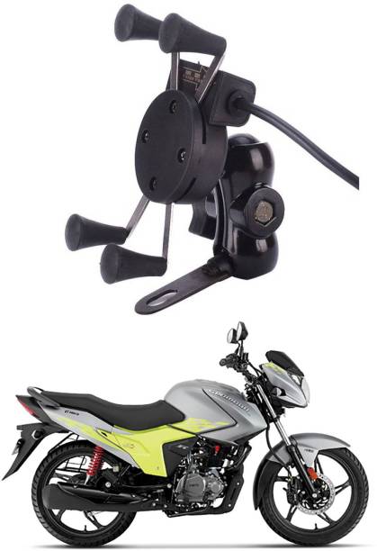 Enfield Works X-Grip Mobile Holder With USB Charger For Bike EW-2906 Bike Mobile Holder