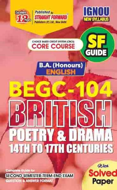 BEGC-133 British Poetry & Dram 14th to 17th Centuries