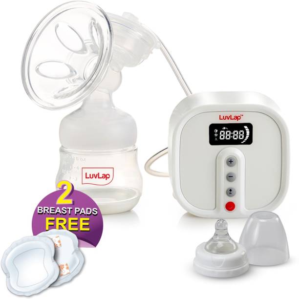 LuvLap Electric Convertible Breast Pump with 3 Phase Pumping, Rechargeable Battery,  - Electric