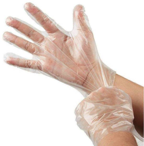 RBGIIT 50 Pair Eco Friendly Plastic Polythin Gloves For Every Uses In Toilet Bathroom Kitchen Platform Bike Car In Market Shopping Time Safety Health And Clear Touch Safe Hand Care Skin Gloves Waterproof Washable Disposable Prepreing Cooking Serve Food Restaurant Hotel Merrage Function Weaiters And Hospital Nurse Surgical And Laboartry Working Places Indrustrial Factory Workers Safe To Chemical Water Restitance Hand Gloves Wet and Dry Disposable Glove Set