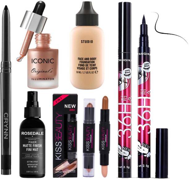 Crynn Smudge Proof Waterproof Kajal & Studio Professional Iconic Original