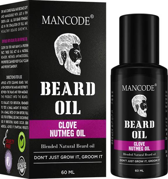 MANCODE Clove and Nutmeg Beard Oil, Hair Oil