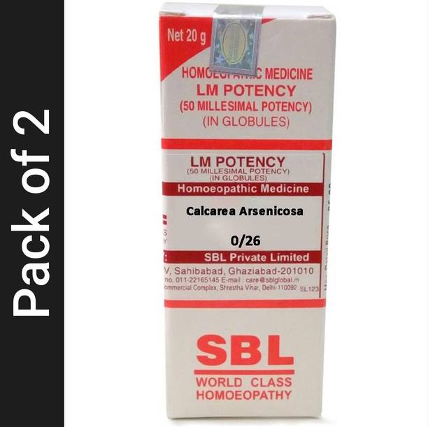 SBL Calcarea Arsenicosa 0/26 LM Globules