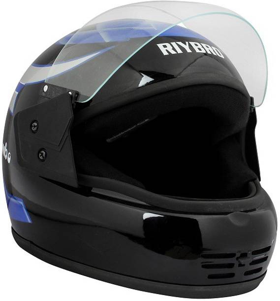 Riybro Full Face ISI Marked with Adjustable strap fro Men & Women Bike & Scooty Riding Motorbike Helmet