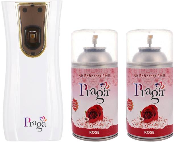 PRAGA Rose Automatic Air Freshener Dispenser With Day-Night Light Sensor Automatic Spray
