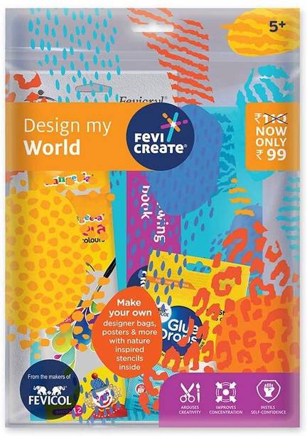 फेविक्रिएट Design My World Art Drawing Kit