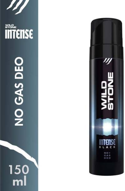 Wild Stone Intense Black No Gas Deo Deodorant Spray  -  For Men