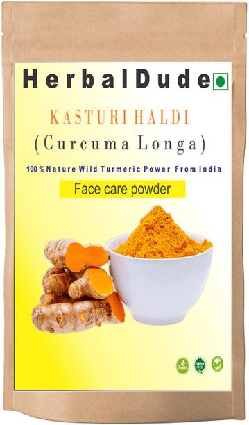 HERBALDUDE Organic Wild turmeric | Amba haldi | Curcuma amada | Mango ginger | Kasturi haldi | Aami haldi for skin