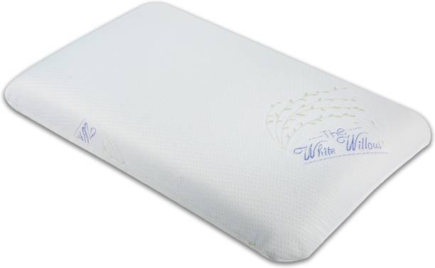 The White Willow Regular Medium Firm Orthopaedic Cooling Memory Foam, Gel Motifs Sleeping Pillow Pack of 1