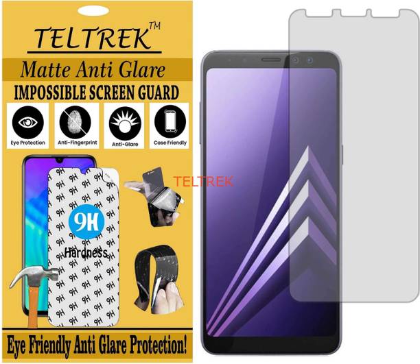 TELTREK Tempered Glass Guard for SAMSUNG GALAXY A8 (2018) (Matte Flexible Shatterproof)