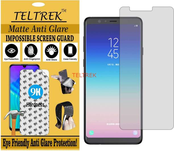 TELTREK Tempered Glass Guard for SAMSUNG A8 STAR (Matte Flexible Shatterproof)