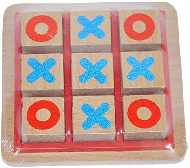 Spocco ™Tic Tac Toe Toy Game | Zero and Cross Game | Wooden Puzzle Party & Fun Board Game