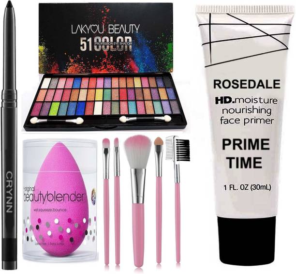 Crynn Blender Sponge Puff & The Matte Illuminating Face Primer