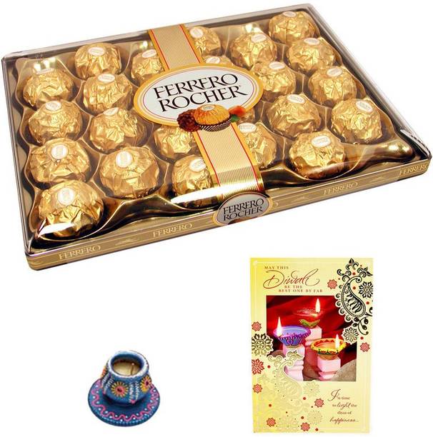 FERRERO ROCHER Sweet Diwali Surprise Gift Hamper 24pcs Chocolates Combo
