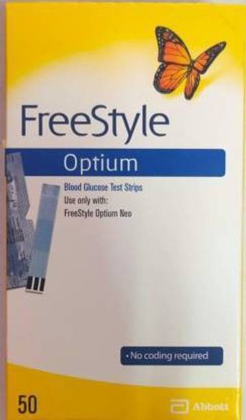 FreeStyle Optium Optium 50 Glucometer Strips