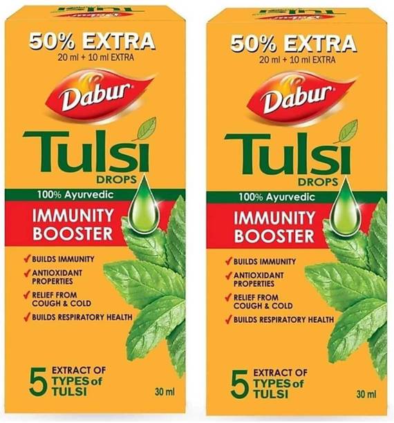 Dabur IMMUNITY BOOSTER TULSI DROPS 30ML *2