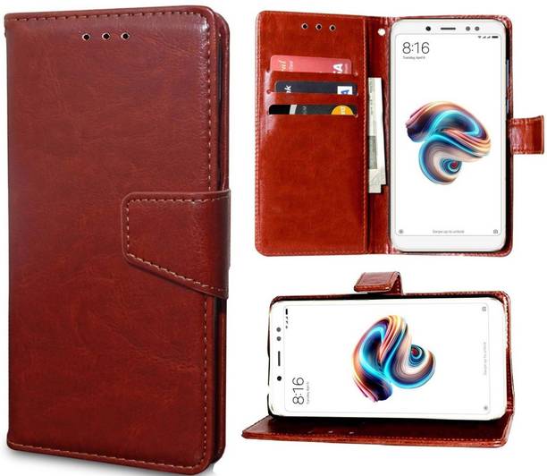 Unistuff Flip Cover for Mi Redmi Note 5 Pro