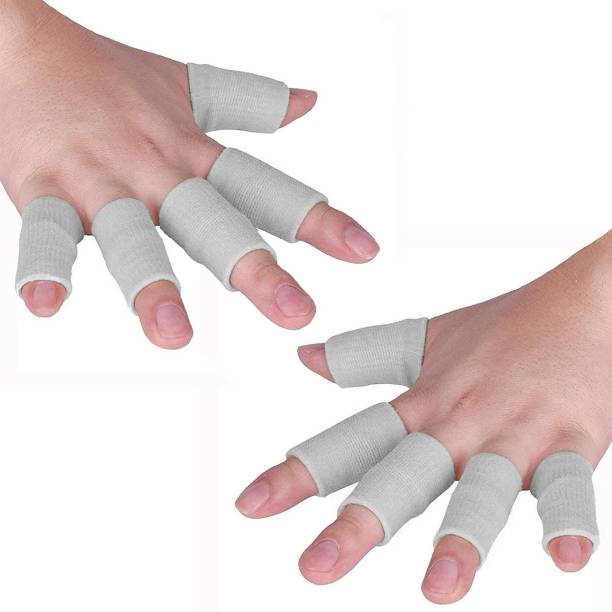 Joyfit 10Pcs Of Finger Support Protector for Cricket, Exercise for Men & Women Finger Support