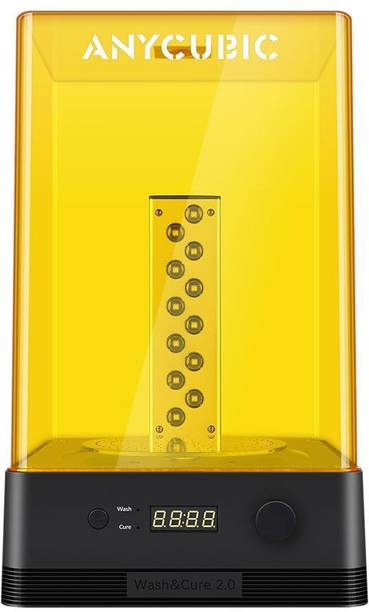 Anycubic Wash and Cure 2.0 3D Printer| UV Resin 3D Model Washing Curing | Newest Upgraded 2 in 1 | Machine for Mars Photon S Photon Mono LCD SLA DLP Models UV Rotary Curing Resin Box| 3D Printer