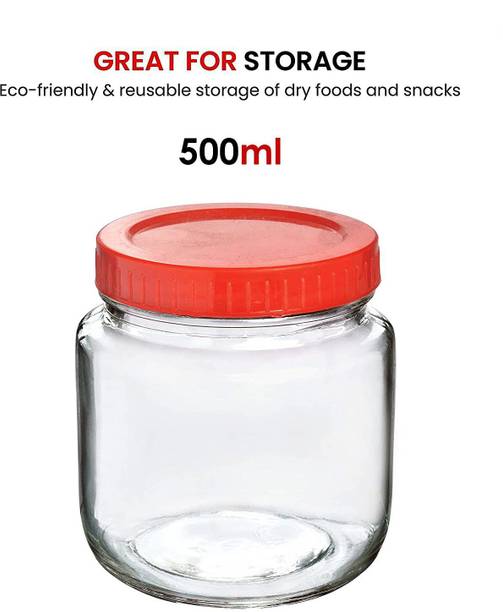 Adhunyk Glass Grocery Container  - 500 ml