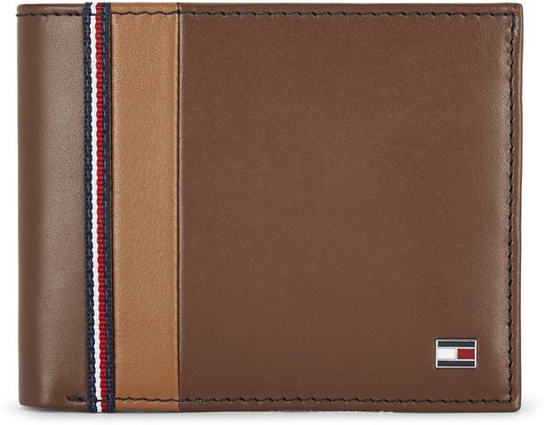 Men Casual Tan Genuine Leather Wallet - Regular Size
