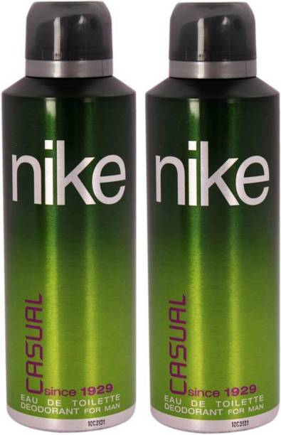 नाइक Casual EDT Deodorant (Super Saver) (Pack Of 2) डिओडोरेंट स्प्रे - पुरुषों के लिए