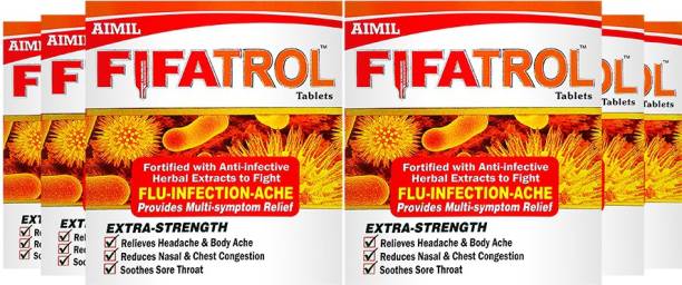 AIMIL Fifatrol Tablets Natural Immunity Booster For Stamina & General Wellness (Pack of 6)