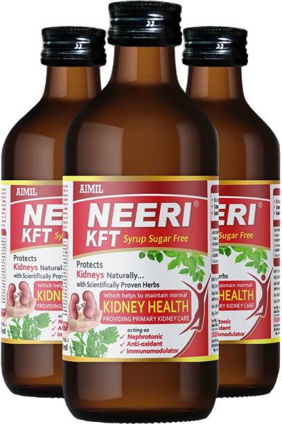 AIMIL NEERI KFT Sugar Free Syrup for Kidney Health | Improves Kidney Function Naturally (Pack of 3)