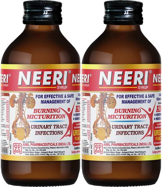 AIMIL NEERI Syrup for Kidney Health | Useful in Urinary Tract Infections (UTI) (Pack of 2)