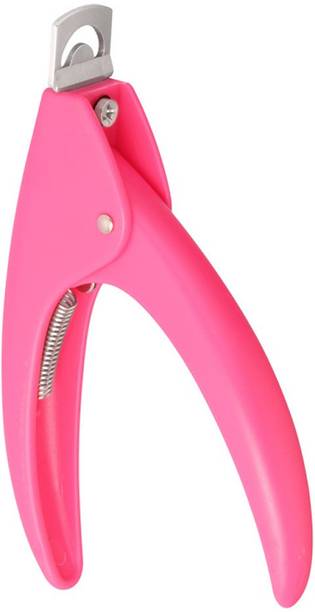 Gleevia Nail Cutter | Professional Nail Art Premium Tips Clipper | False Nail Trimmer | Artificial Nail Edge Cutter T101 Manicure Tool Red