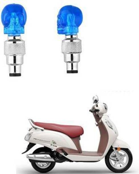 QZ DEVICE Plastic, Steel Tyre Valve Cap for Bike, Car