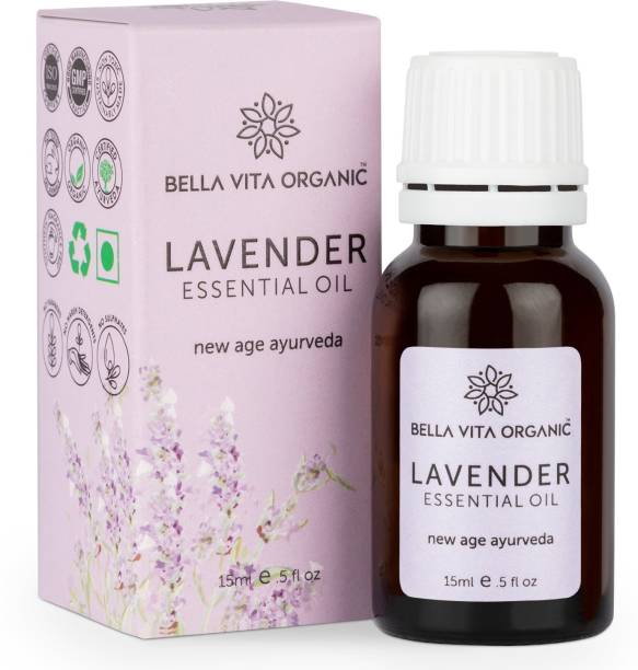 Bella vita organic Lavender Essential Oil For Skin & Hair Care Natural Can be Used as Fragrance Oil, Mixed with Beauty Products, Aromatherapy and Home Candle Soap Making