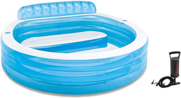 TUSHIKA INFLATABLE ARM CHAIR CENTRE POOL FAMILY LOUNGE BATH TUB WITH PUMP Inflatable Swimming Pool