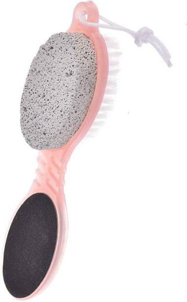 MYYNTI 4 In 1 Foot Care Stone Callus Brush Pumice Scrubber Pedicure Brush Dead Skin Remover for Men and Women Multicolor